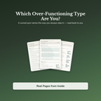 Over-Functioning Worksheets – Doing It All, Mental Load, Over-Responsibility – Interactive Worksheets Bundle