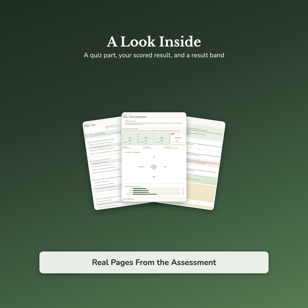 Love Bombing Quiz & Workbook – Was It Love or a Pattern – Interactive Self-Assessment