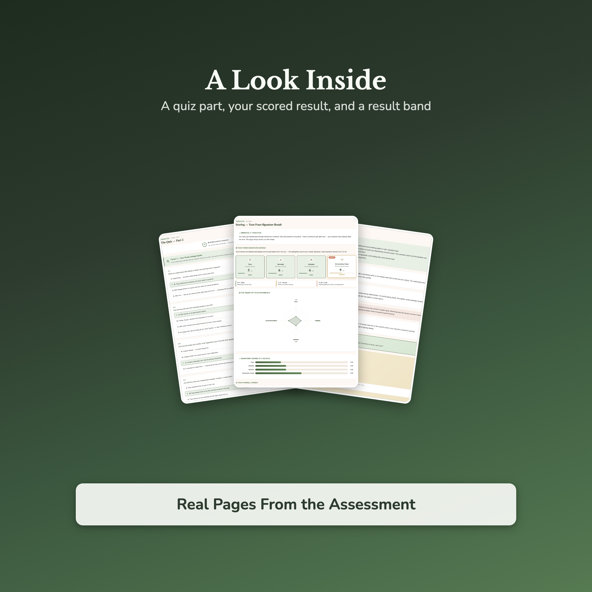 Love Bombing Quiz & Workbook – Was It Love or a Pattern – Interactive Self-Assessment