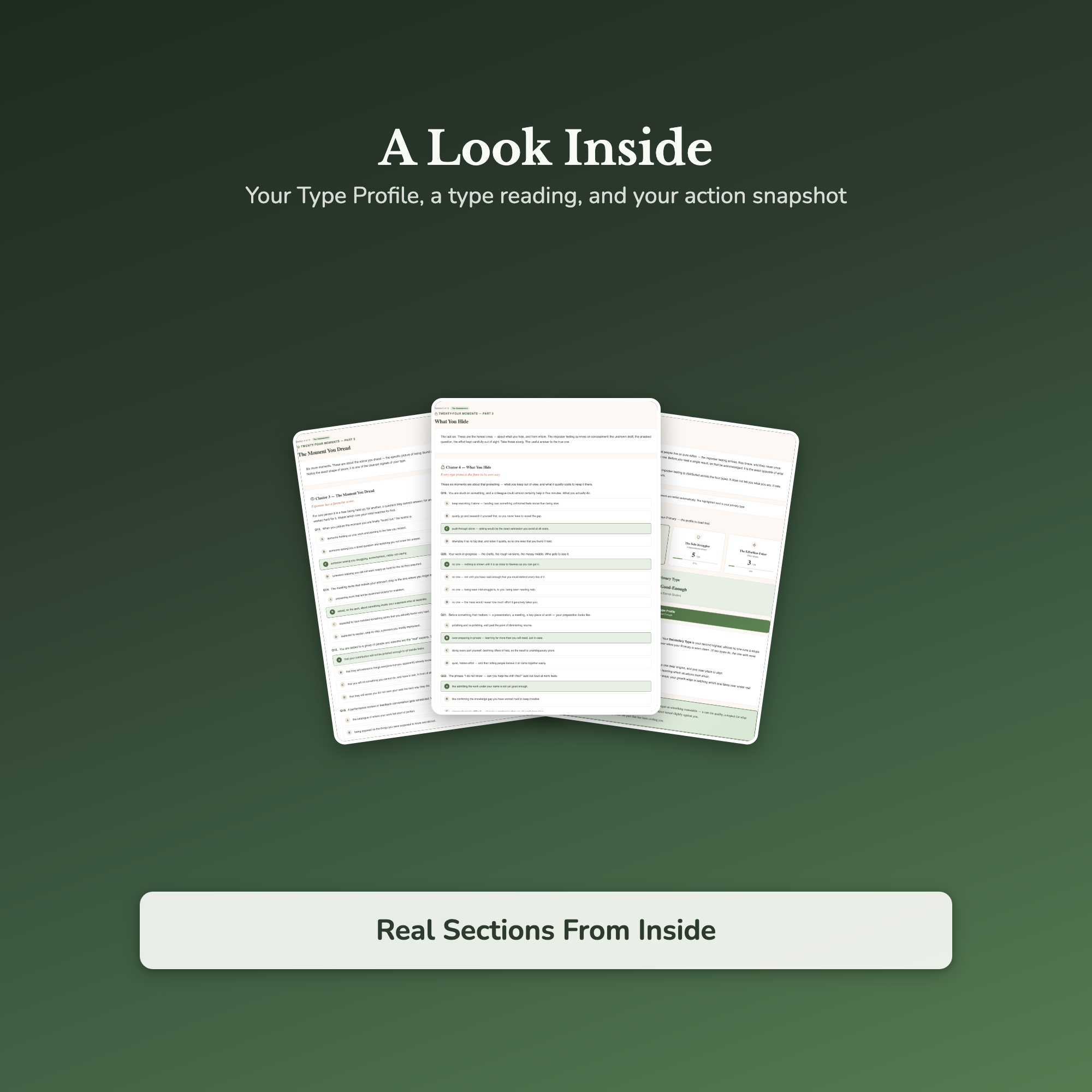 Imposter Syndrome Quiz & Workbook – What's Your Type? – Interactive Self-Assessment