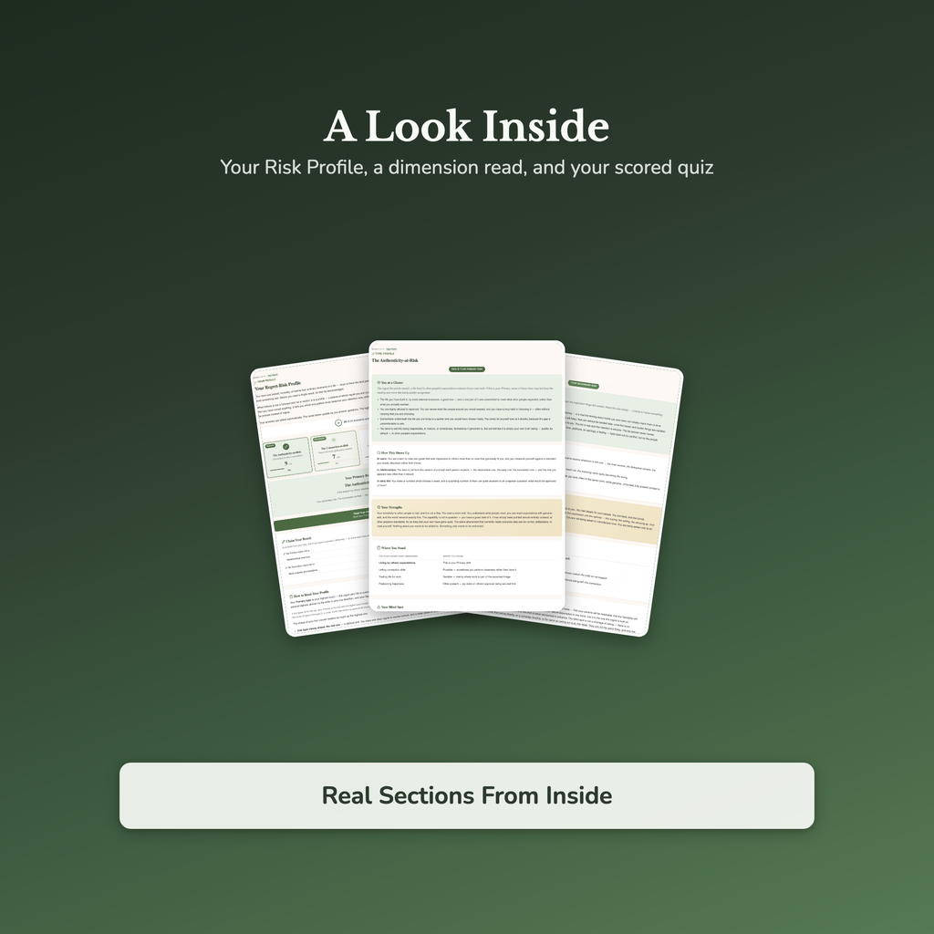Life Regret Quiz & Workbook – Are You Living the Wrong Life? – Interactive Self-Assessment