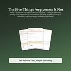 Forgiveness Workbook & 40-Day Guide — sample result and action plan
