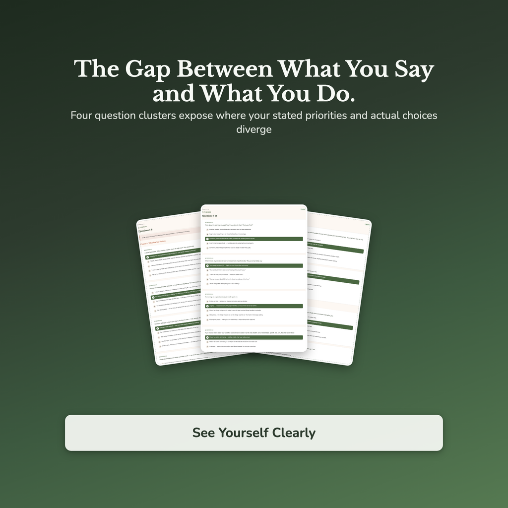 Priority Clarity Profile — sample result and action plan