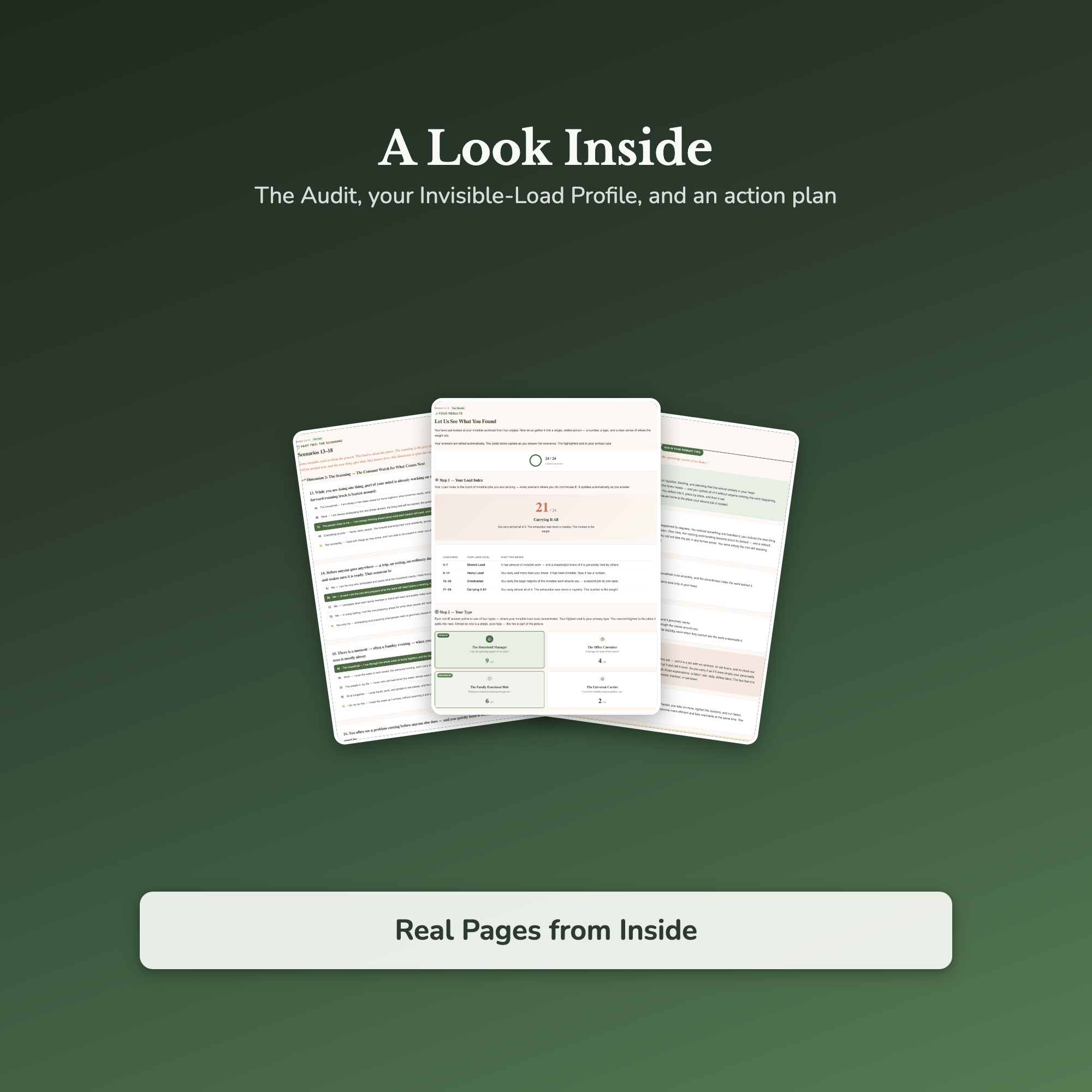 Mental Load Quiz & Workbook – How Much Are You Carrying? – Interactive Self-Assessment