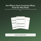Creative Energy Profile — sample result and action plan