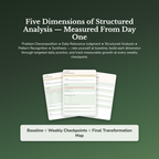 Analytical Thinking Workbook & Training — sample result and action plan