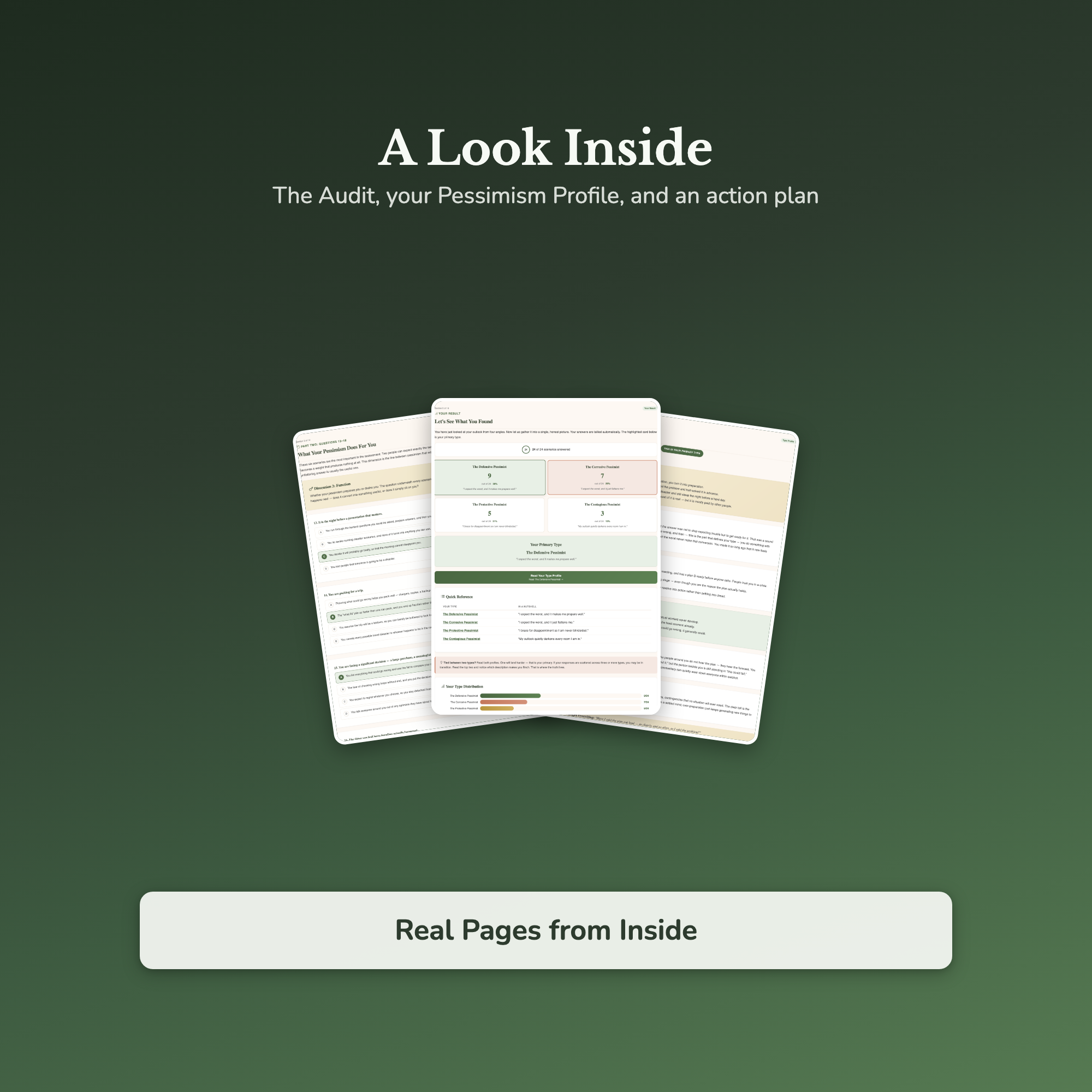 Pessimism Quiz & Workbook – What Kind of Pessimist Are You? – Interactive Self-Assessment