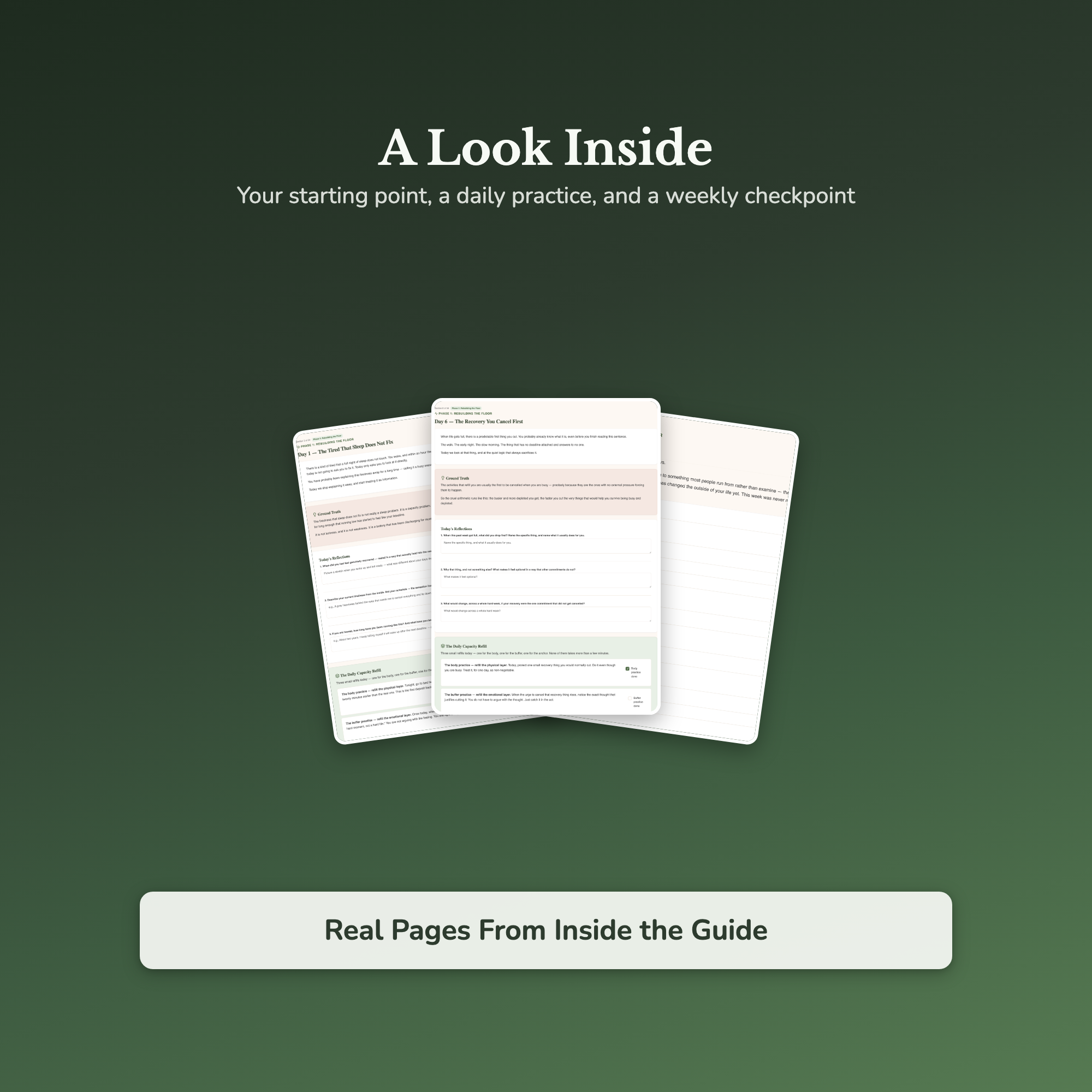 Resilience Workbook & 40-Day Journal – Bounce Back Reset – Interactive Digital Guide
