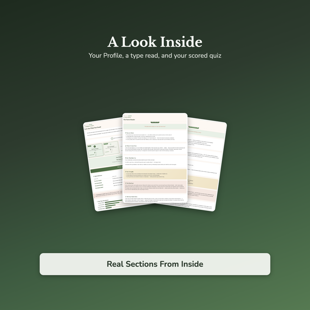 Relationship Quiz & Workbook – Why Calm Love Feels Flat – Interactive Self-Assessment