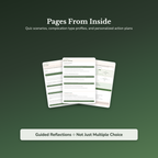 Overthinking Quiz — sample result and action plan