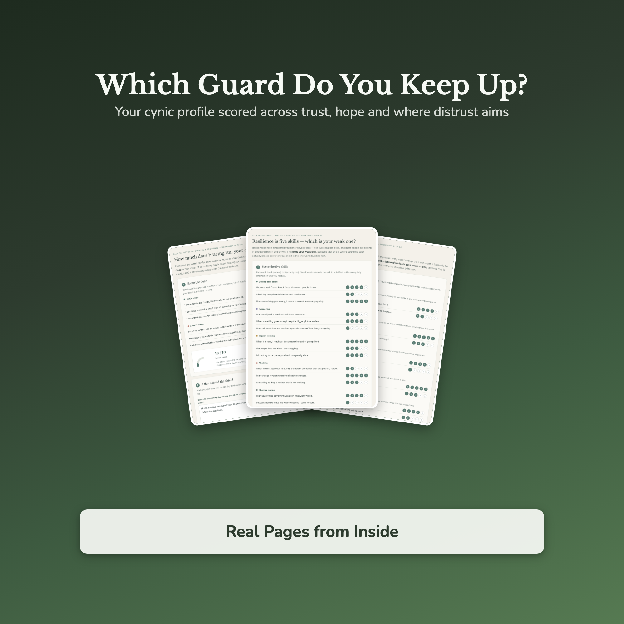 Resilience Worksheets – Bounce Back, Adaptability, Grit, Growth Mindset – Interactive Worksheets Bundle