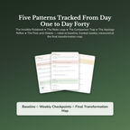 Perfectionism Workbook & 40-Day Guide — sample result and action plan