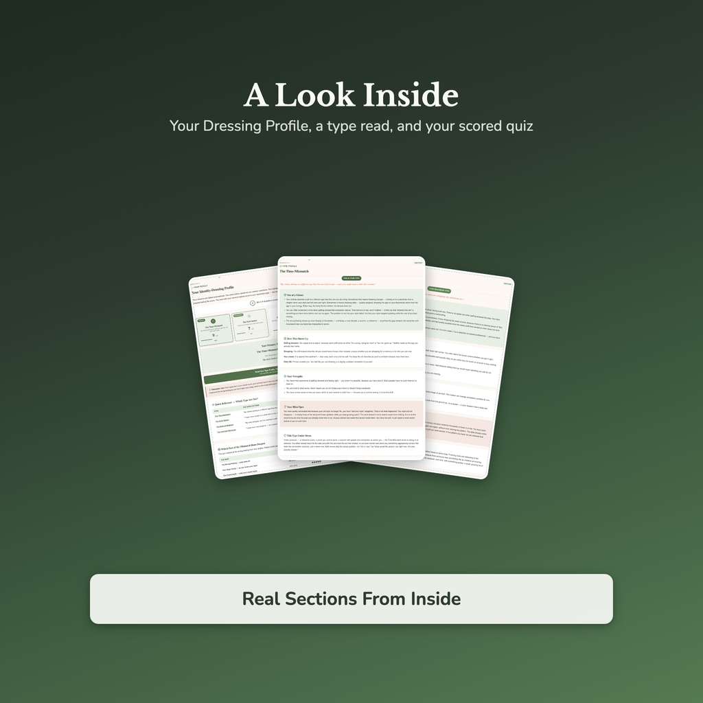 Style Quiz & Workbook – Why Your Clothes Don't Feel Like You – Interactive Self-Assessment