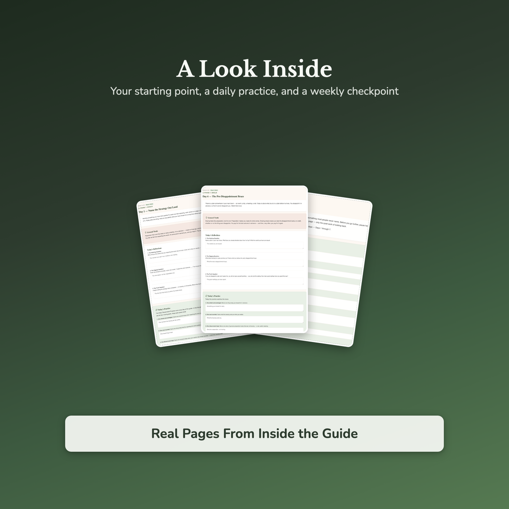 Pessimism Workbook & 40-Day Journal – Unlearn the Flinch – Interactive Digital Guide