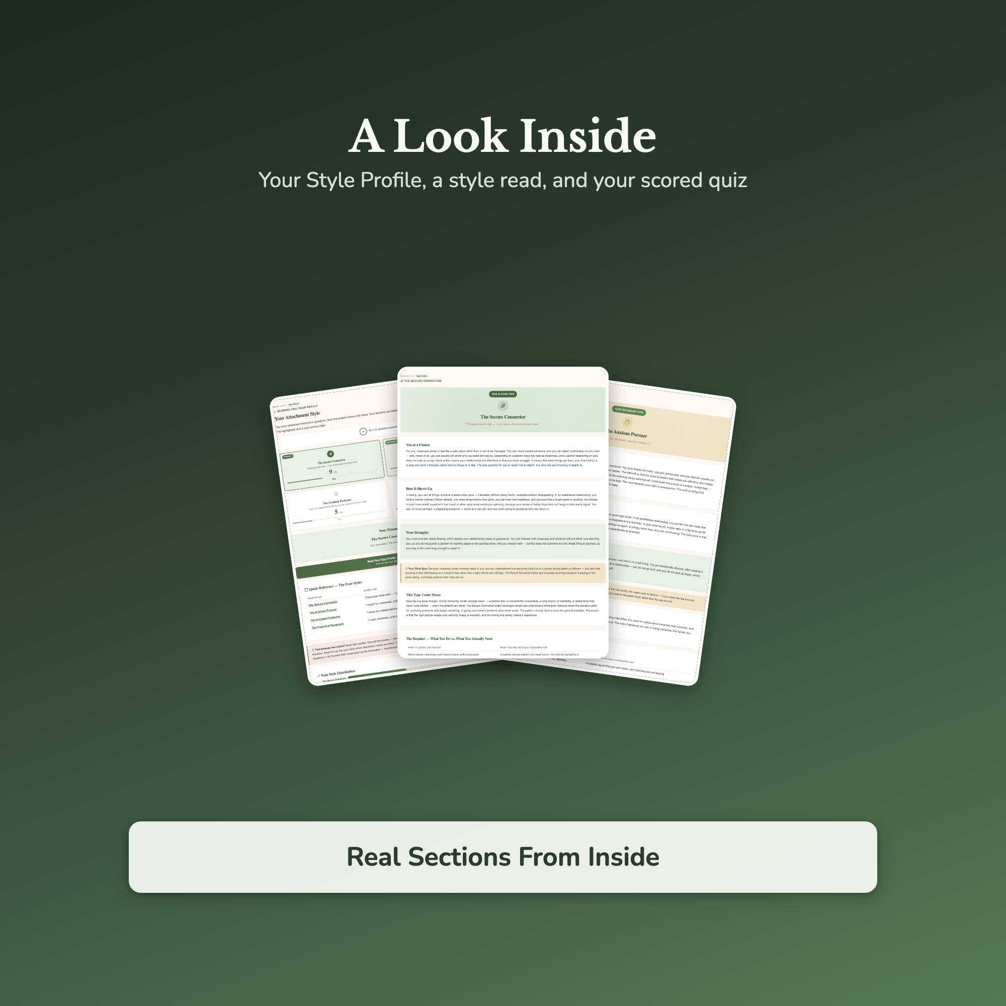 Attachment Style Quiz & Workbook – How You Reach Closeness – Interactive Self-Assessment
