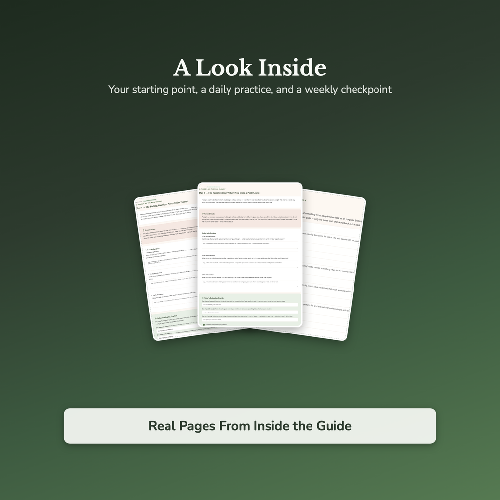 Outsider Workbook & 40-Day Journal – Crossing the Glass Wall – Interactive Digital Guide