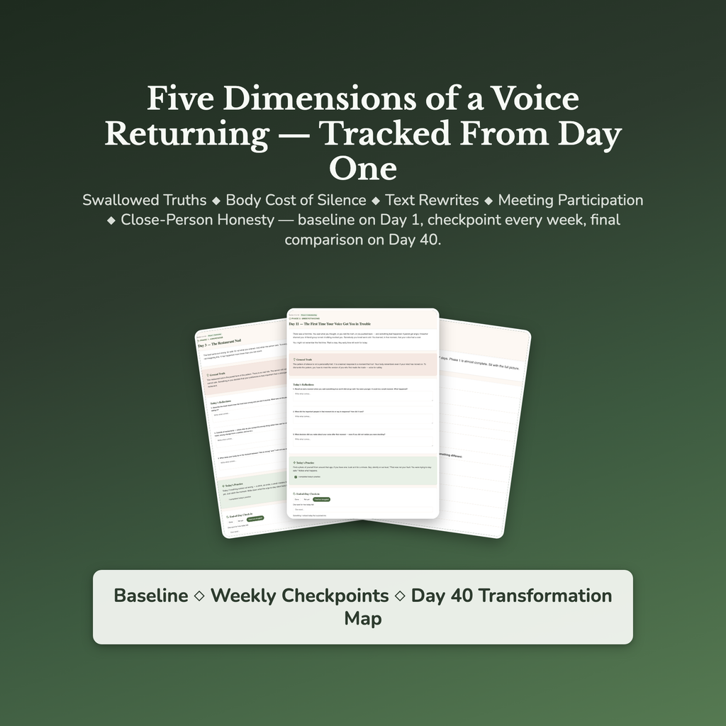 Conflict Avoidance Workbook & 40-Day Guide — sample result and action plan