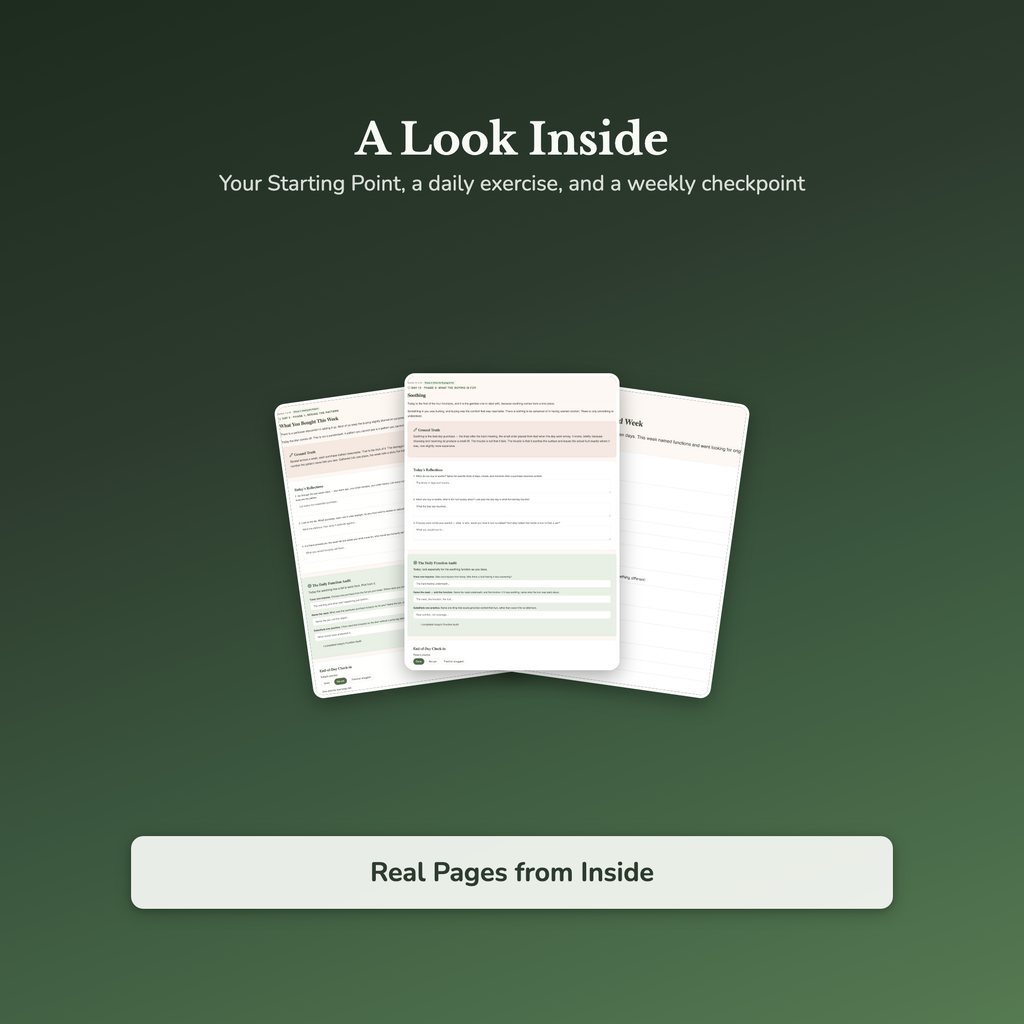 Overspending Workbook & 40-Day Journal – Intentional Living – Interactive Digital Guide