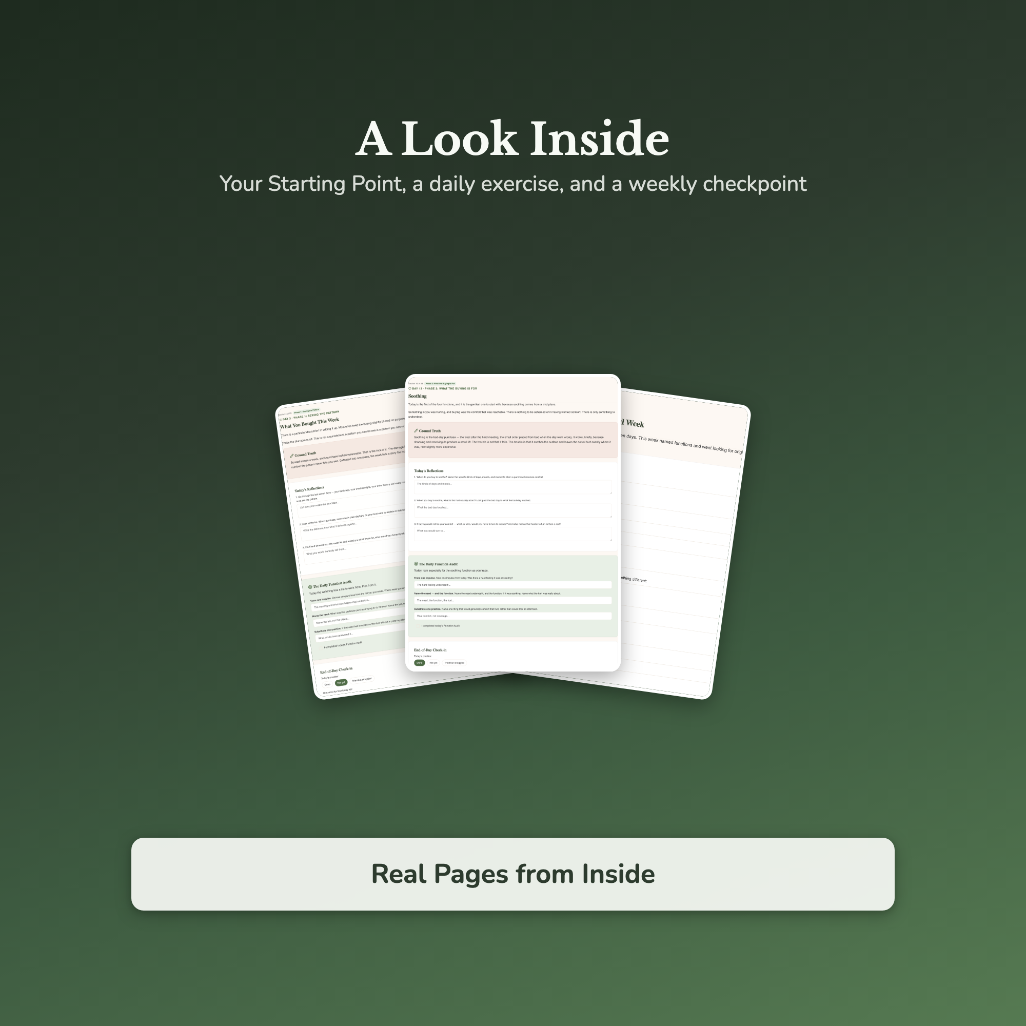 Overspending Workbook & 40-Day Journal – Intentional Living – Interactive Digital Guide