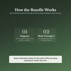 Spiritual Practice Bundle – Gratitude Presence Meditation 7 Tools – Interactive Digital Bundle