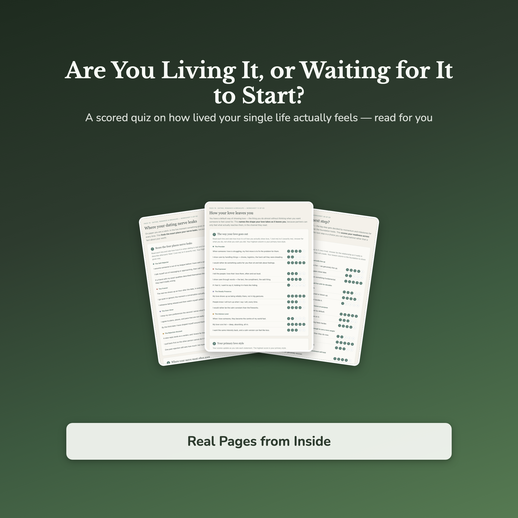 Dating & Breakup Worksheets – Get Over Your Ex, Dating Confidence, Heartbreak – Interactive Worksheets Bundle