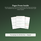 Why You Apologize Profile — sample result and action plan