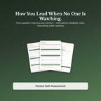 Leadership Presence Profile — sample result and action plan