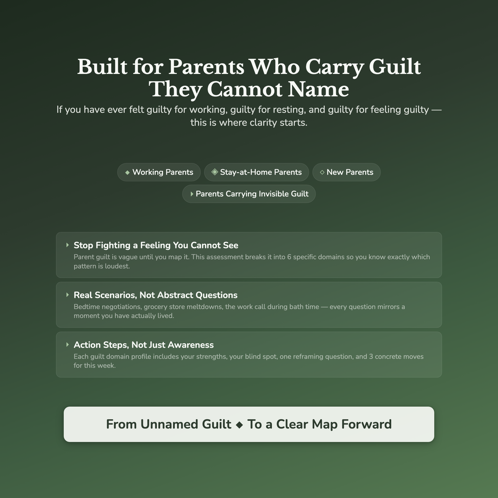 Parent Guilt Profile — who this workbook is for