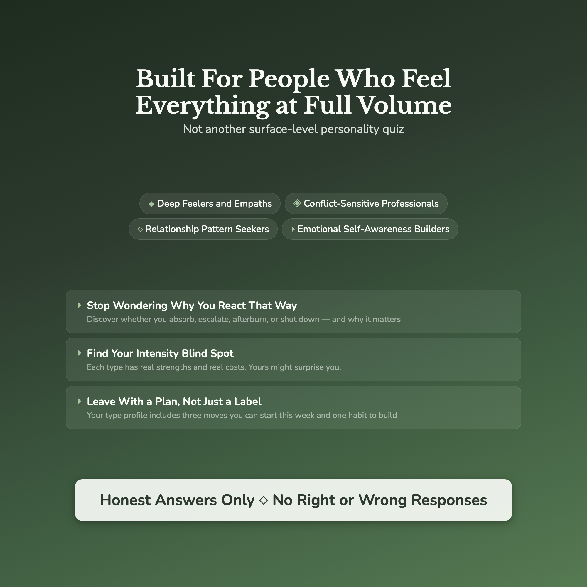 Emotional Intensity Profile — who this workbook is for