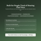 Quiet Your Inner Critic — who this workbook is for