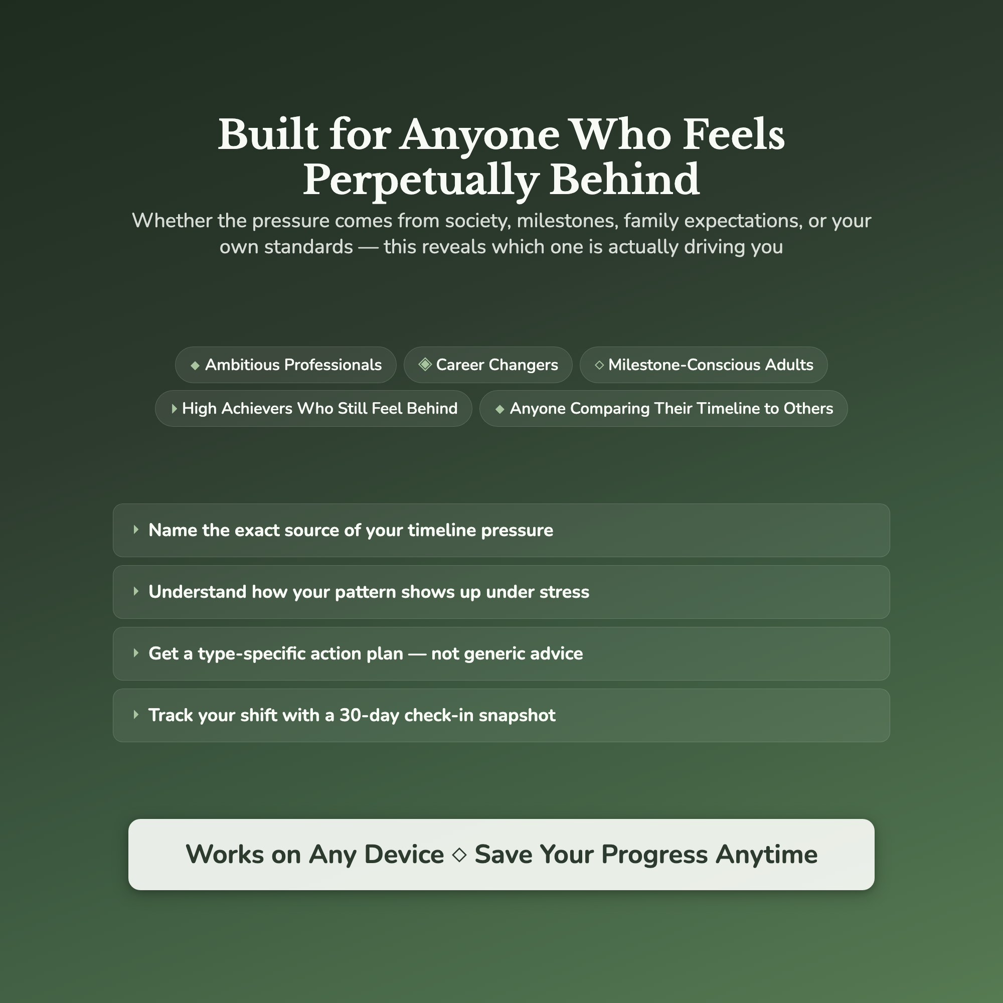 Timeline Pressure Profile — who this workbook is for