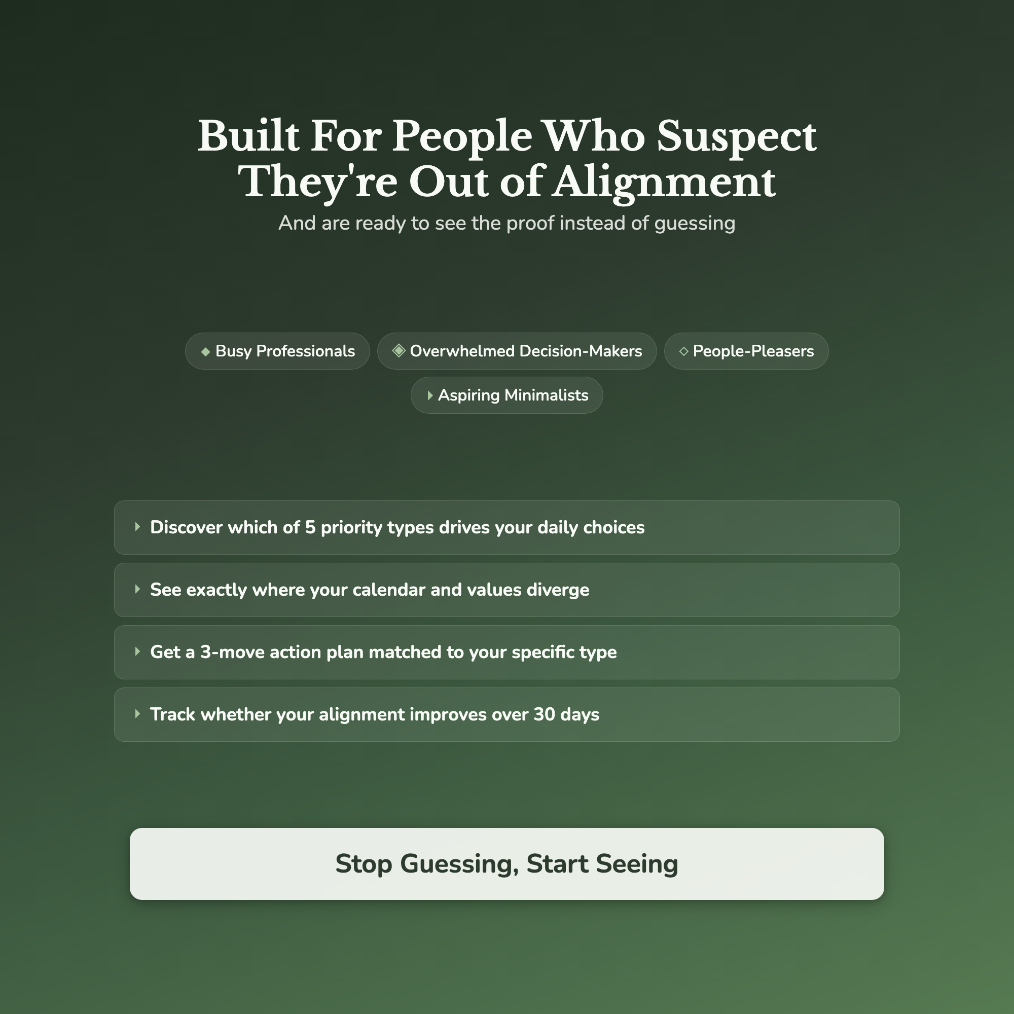 Priority Clarity Profile — who this workbook is for