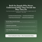 Decision-Making Profile — who this workbook is for