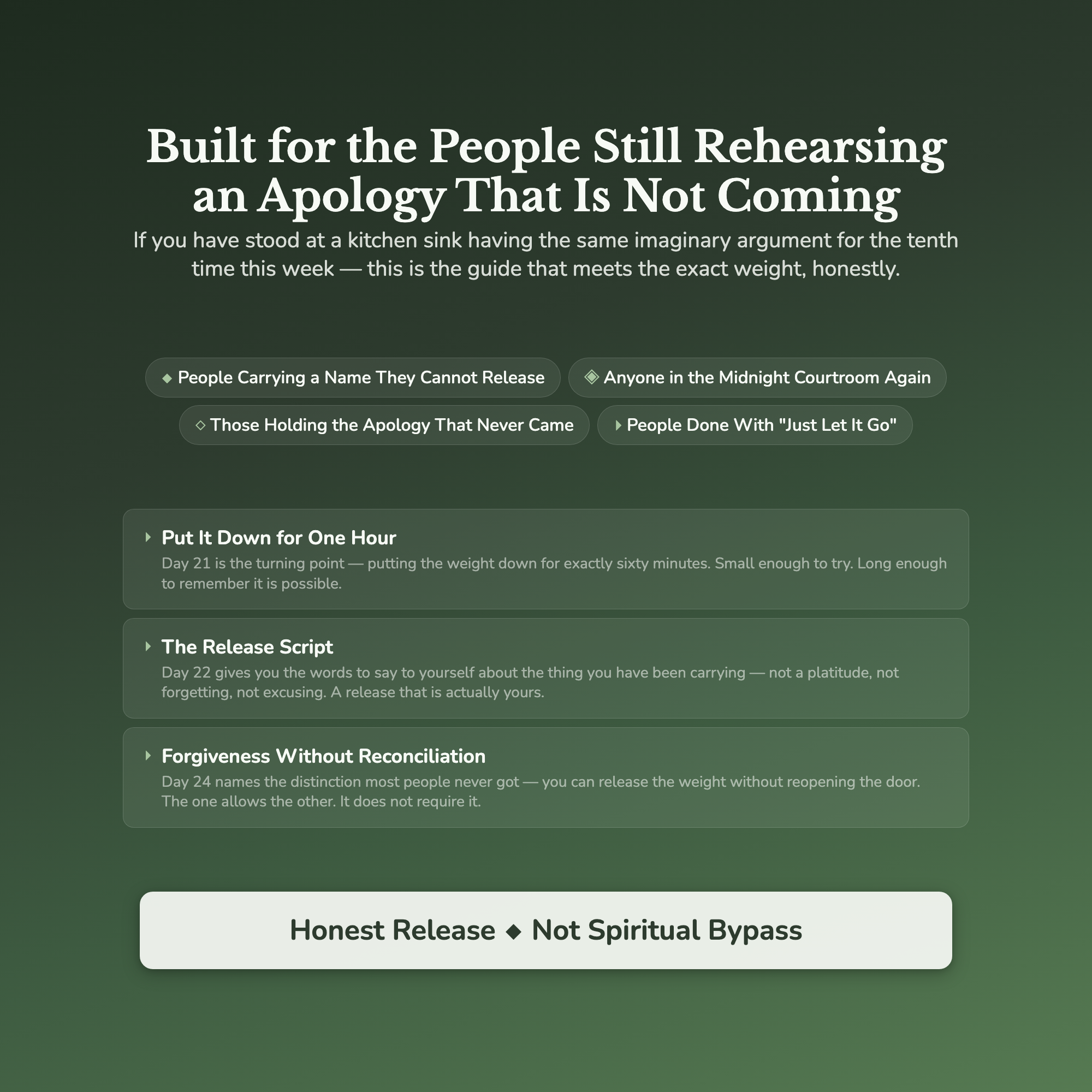 Forgiveness Workbook & 40-Day Guide — who this workbook is for