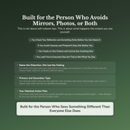 Body Image Profile — who this workbook is for