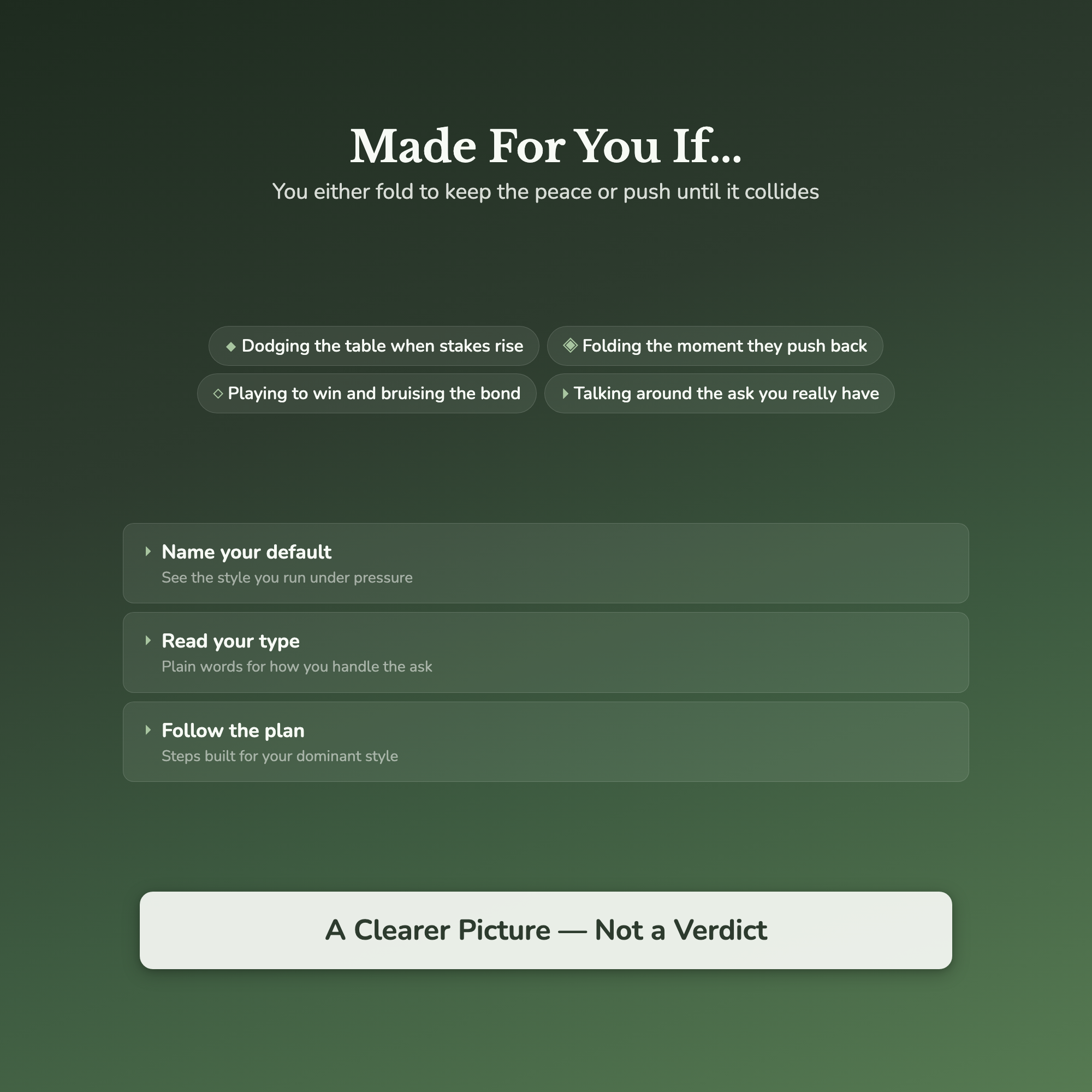 Negotiation Style Quiz & Workbook – Why You Cave or Collide – Interactive Self-Assessment