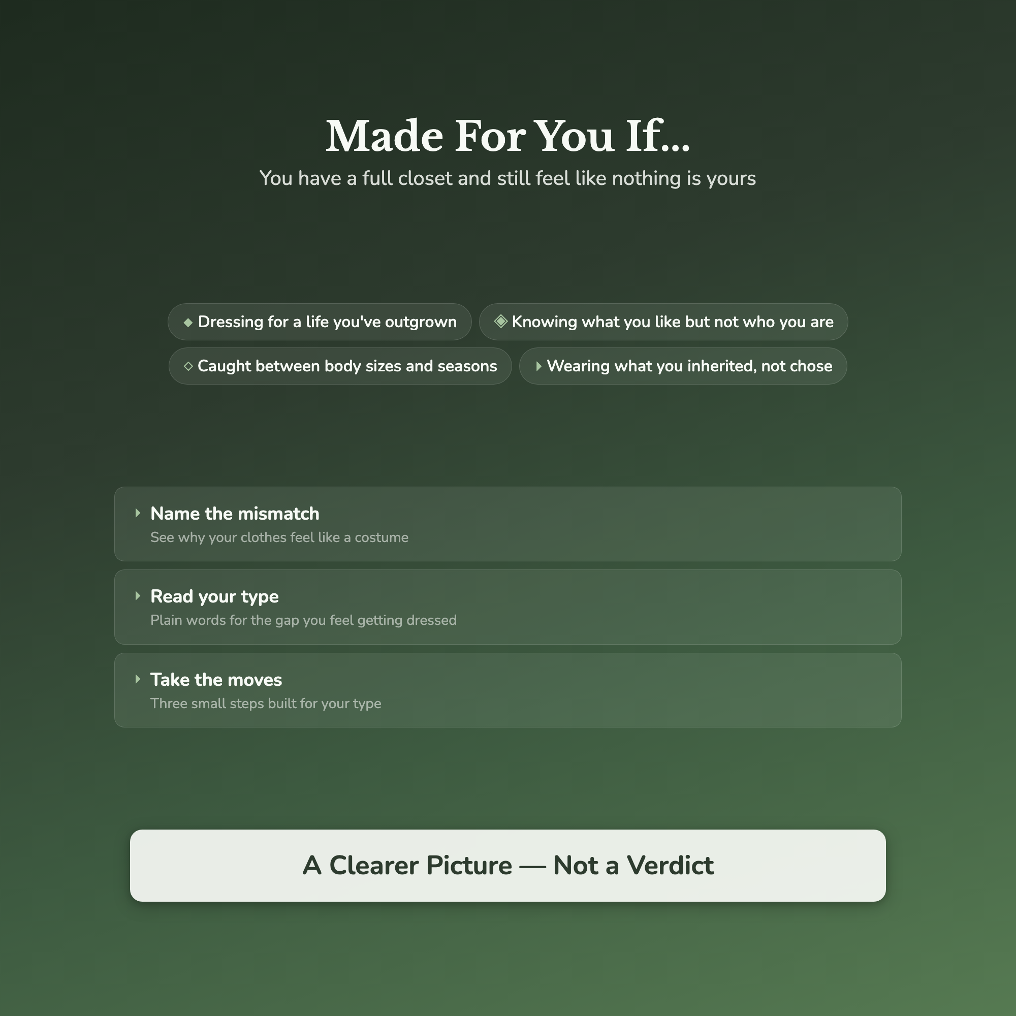 Style Quiz & Workbook – Why Your Clothes Don't Feel Like You – Interactive Self-Assessment