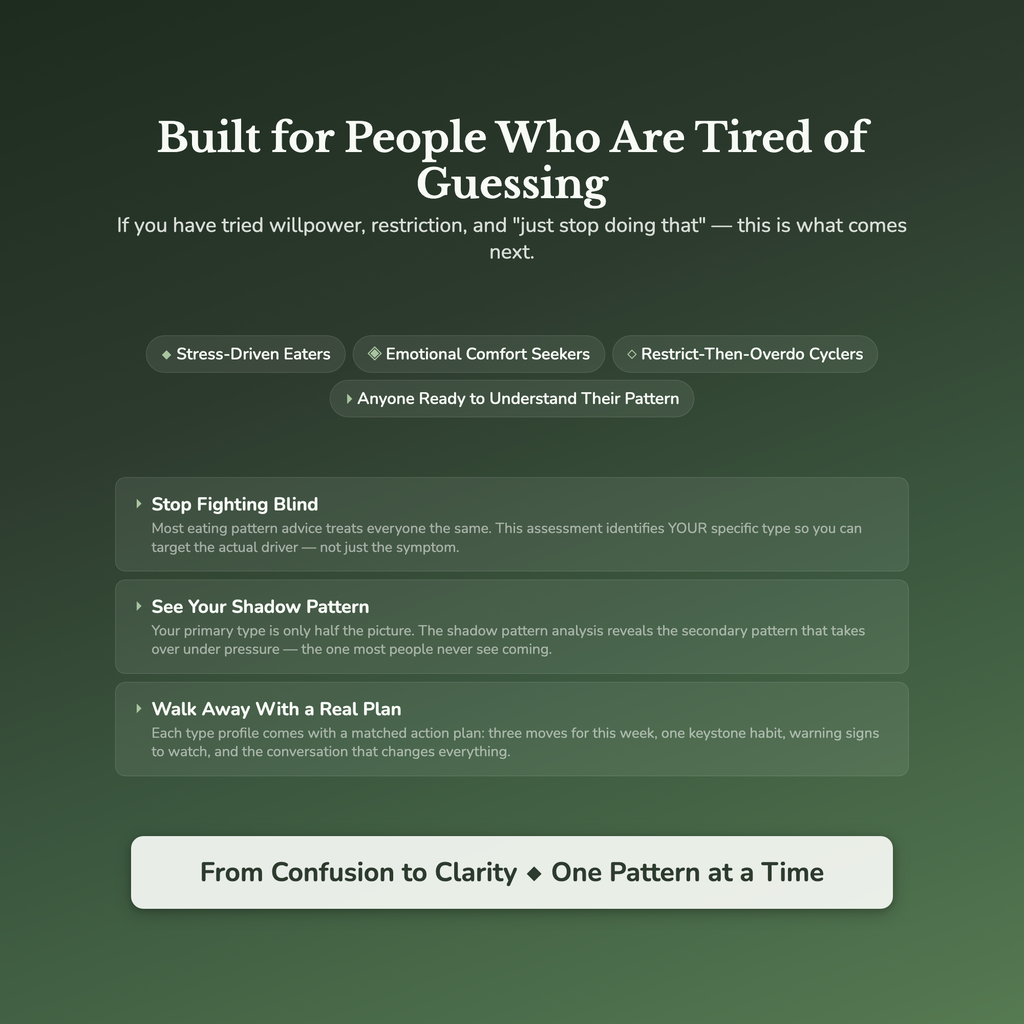 Emotional Eating Profile — who this workbook is for