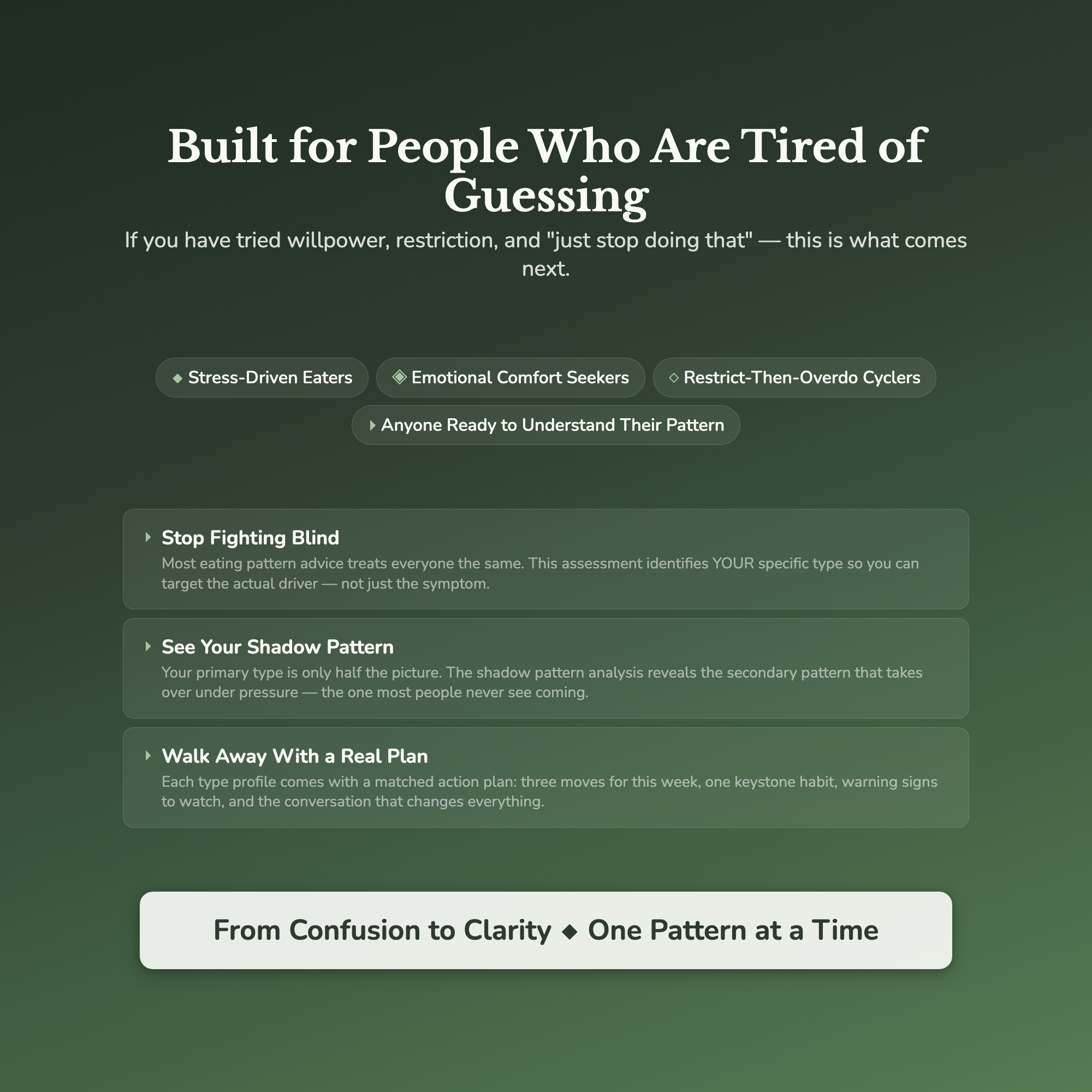 Emotional Eating Profile — who this workbook is for