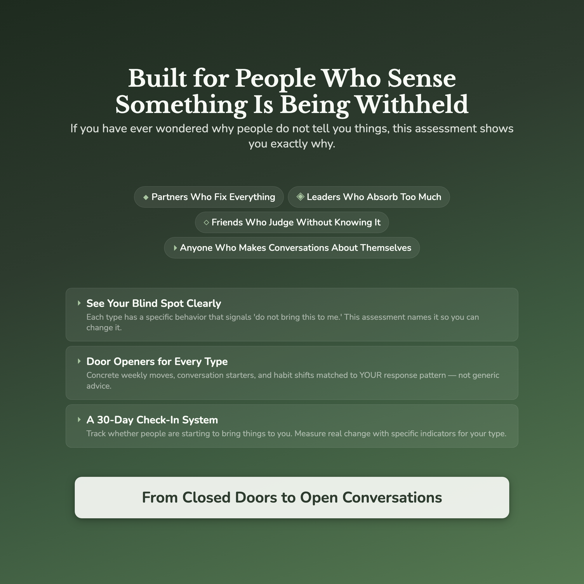 Social Blind Spot Profile — who this workbook is for