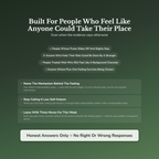 Self Worth Quiz — who this workbook is for