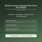 Focus Quality Profile — who this workbook is for