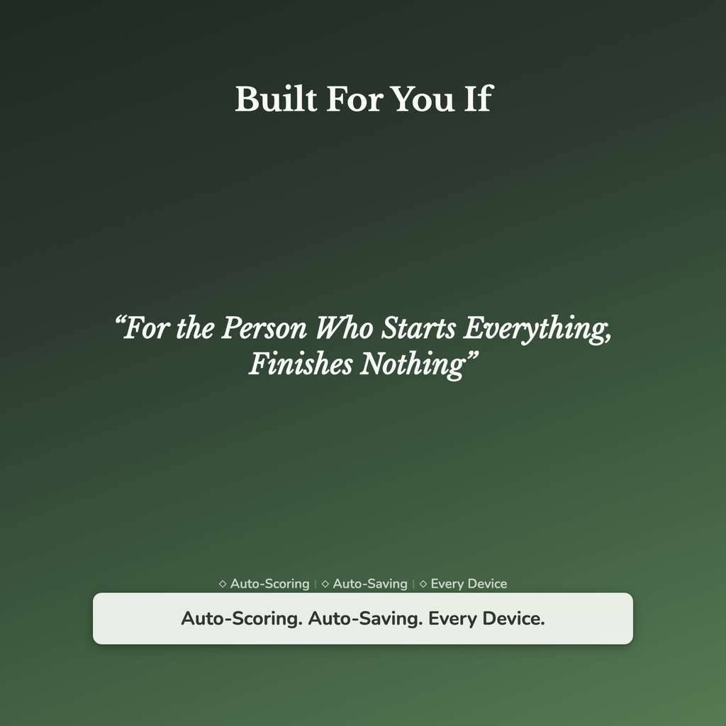 Procrastination Workbook & Self-Care Bundle – From 18 Open Tabs to One Finished Thing – Interactive Digital Bundle