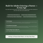 Loss of a Parent Workbook & 40-Day Guide — who this workbook is for