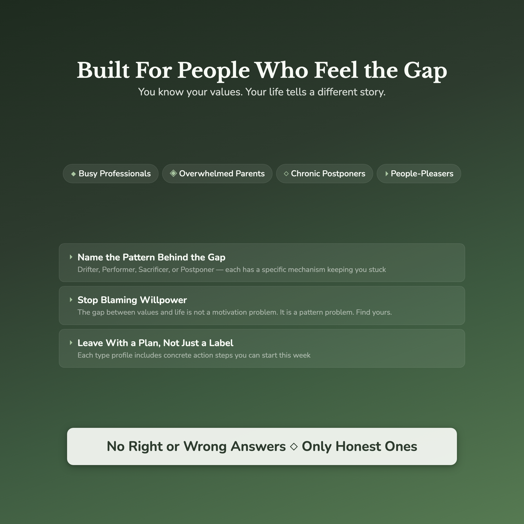 Values Alignment Profile — who this workbook is for