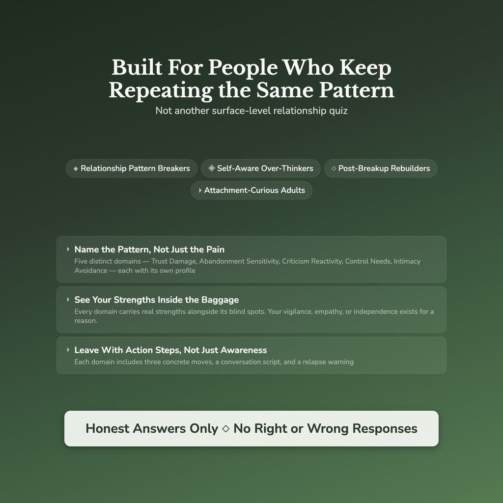 Emotional Baggage Profile — who this workbook is for