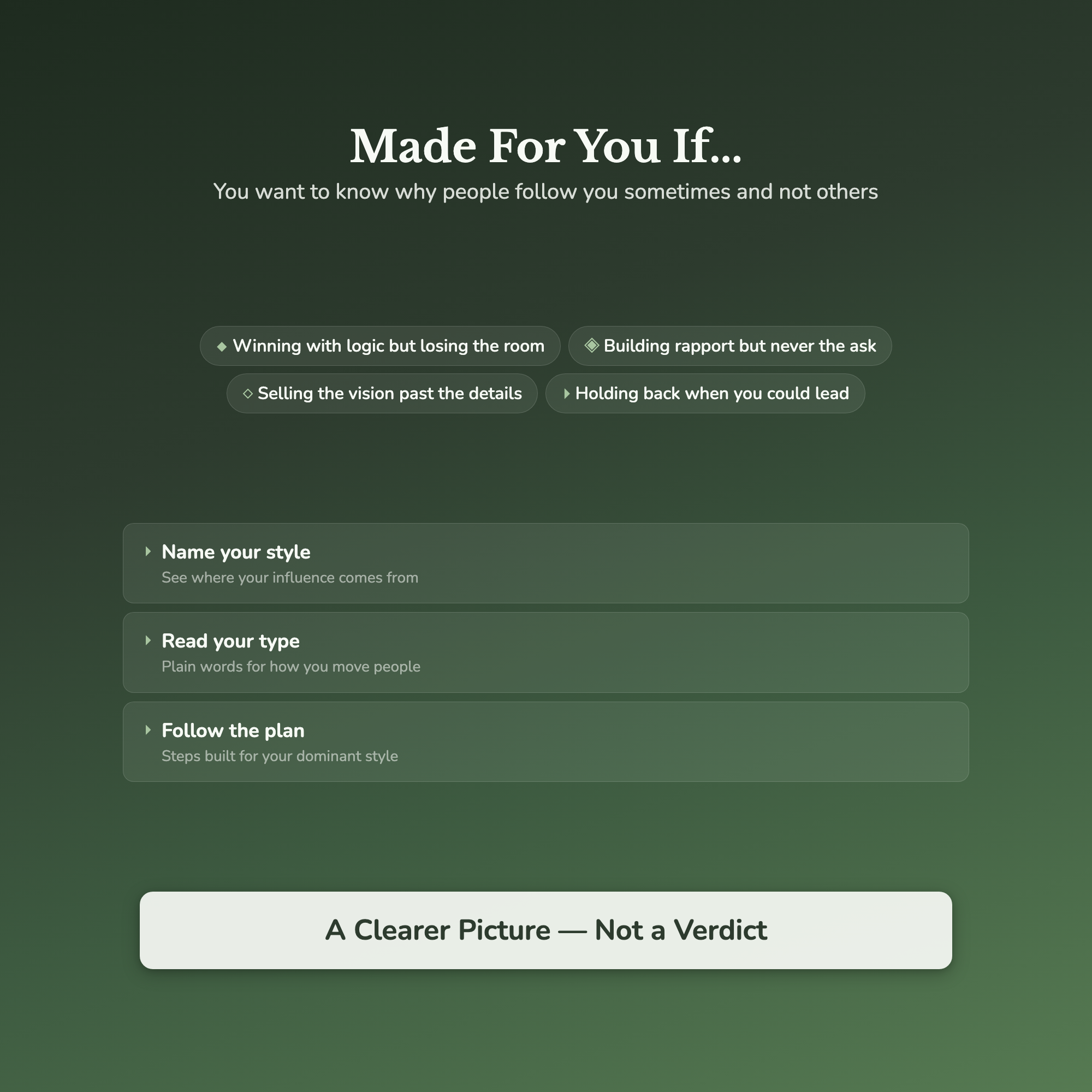 Influence Style Quiz & Workbook – Why Your Ideas Get Lost – Interactive Self-Assessment