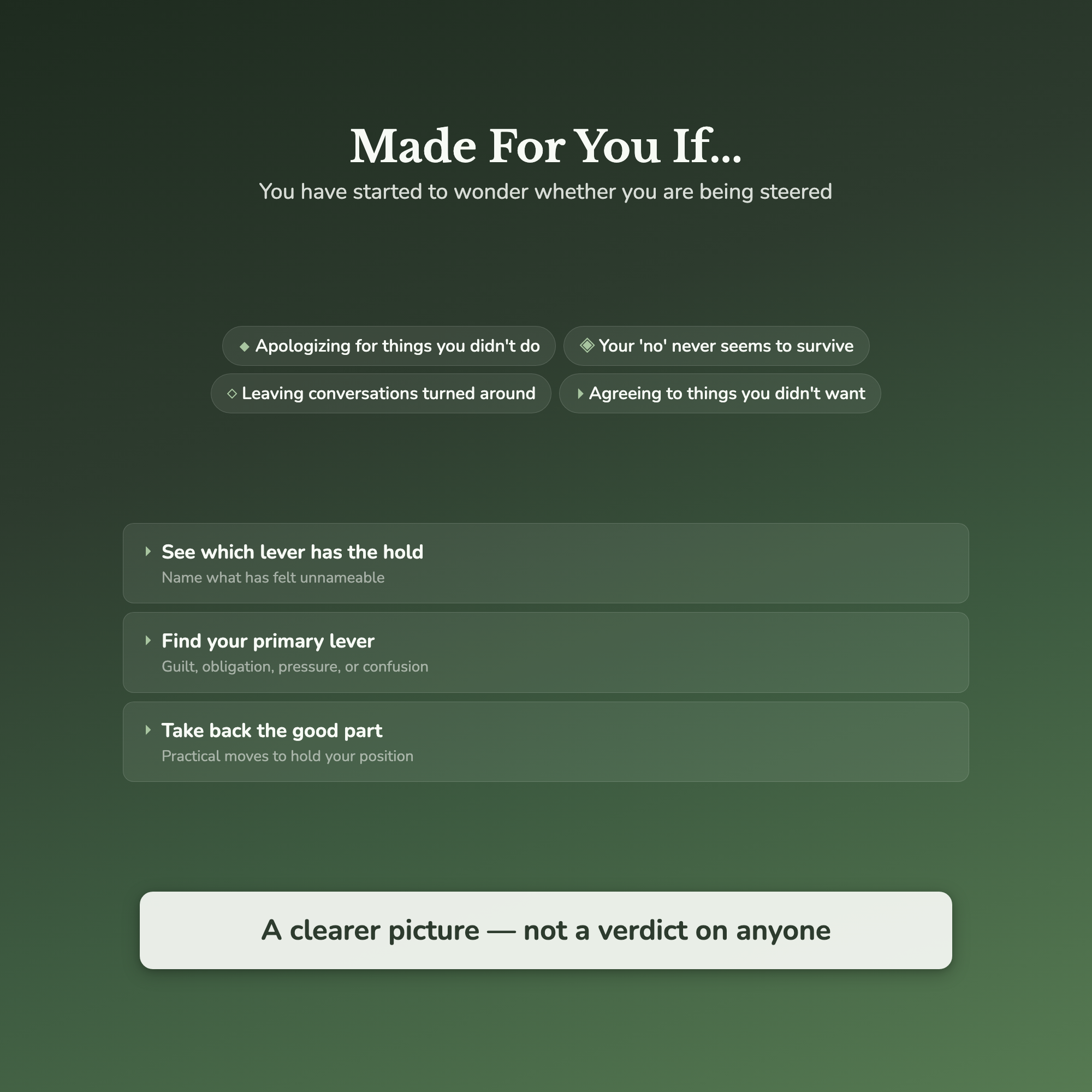 Manipulation Quiz & Workbook – Am I Being Manipulated? – Interactive Self-Assessment