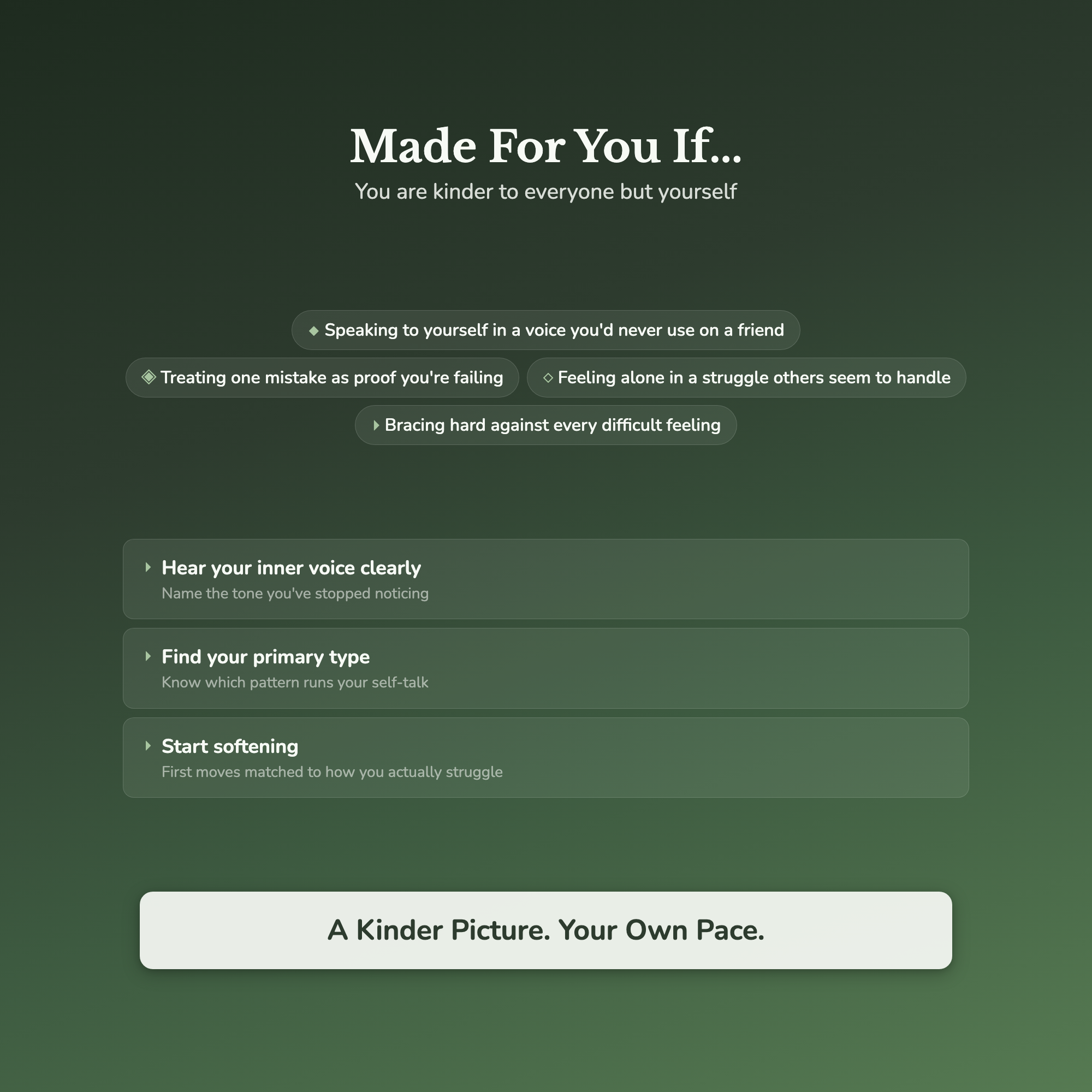 Self-Compassion Quiz & Workbook – Why So Hard On Myself? – Interactive Self-Assessment