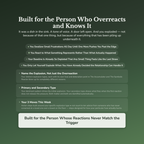 Emotional Explosion Profile — who this workbook is for